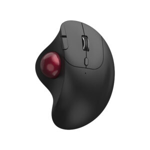 Wireless Trackball Mouse Ergonomic Rechargeable Multi-Device Silent Click with Precision Ball Control for Office and Gaming​