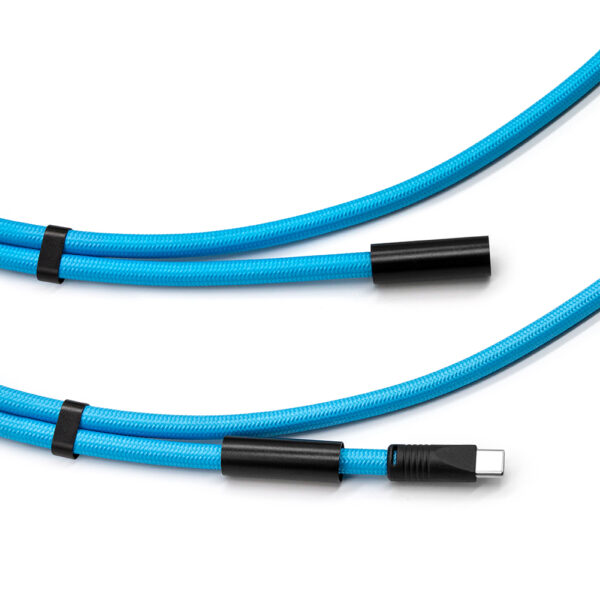 Braided Fast Charging Cable Adjustable Lanyard 46-75cm Dual-Port for iPhone Android 5 Colors Travel Office Gym​ - Image 6