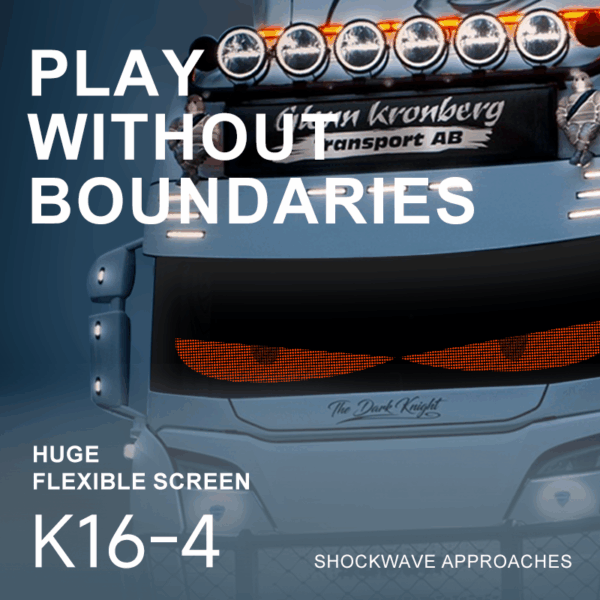 K16-4-LED Car Display Bluetooth-Controlled