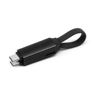 Magnetic Keychain USB-C Cable 100W PD Fast Charging with LED Display Phone-to-Phone Charging Adjustable Length Braided Aluminum Alloy for Travel Office 4 Colors​​