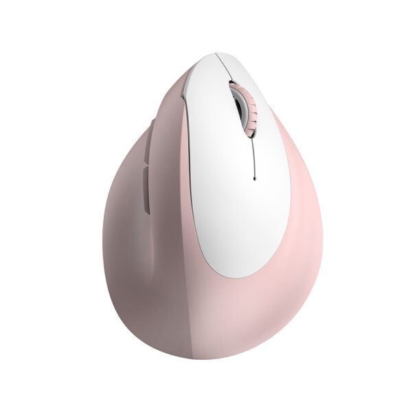 Wireless Ergonomic Mouse Silent Click Rechargeable Multi-Device Bluetooth for Office Home Black White Pink​ - Image 3