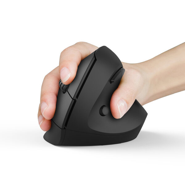 Wireless Ergonomic Mouse Silent Click Rechargeable Multi-Device Bluetooth for Office Home Black White Pink​ - Image 4