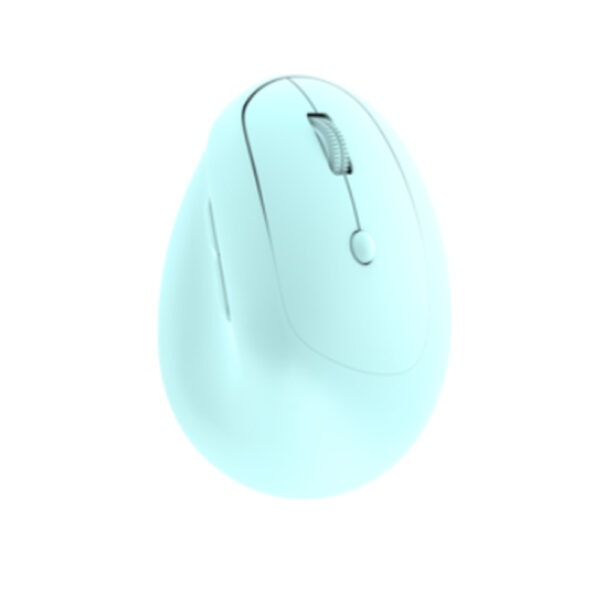 Wireless Ergonomic Mouse Rechargeable Silent Click Multi-Device Bluetooth for Office Home Black White Light Blue​ - Image 5
