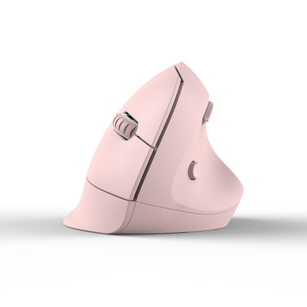 Wireless Ergonomic Mouse Silent Click Rechargeable Multi-Device Bluetooth for Office Home Black White Pink​ - Image 5