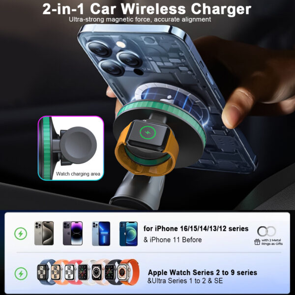 H141+G26-Universal Car Air Vent Phone Mount - Image 5