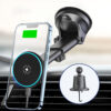 3-in-1 Magnetic Car Phone Mount Wireless Charger 15W Fast Charging with MagSafe Hook Anti-Slip Design for iPhone Samsung Dashboard Windshield Air Vent​ - Image 2
