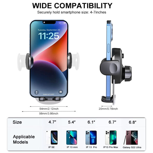 H141+C145-Universal Car Air Vent Phone Mount - Image 6