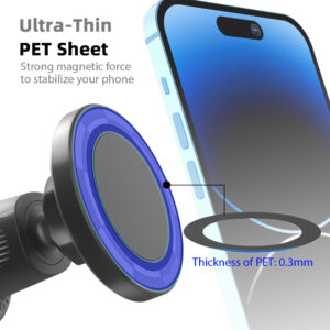 Universal Car Air Vent Phone Mount - 360° Adjustable Dashboard Holder with Overload Protection for 4-7" Smartphones​