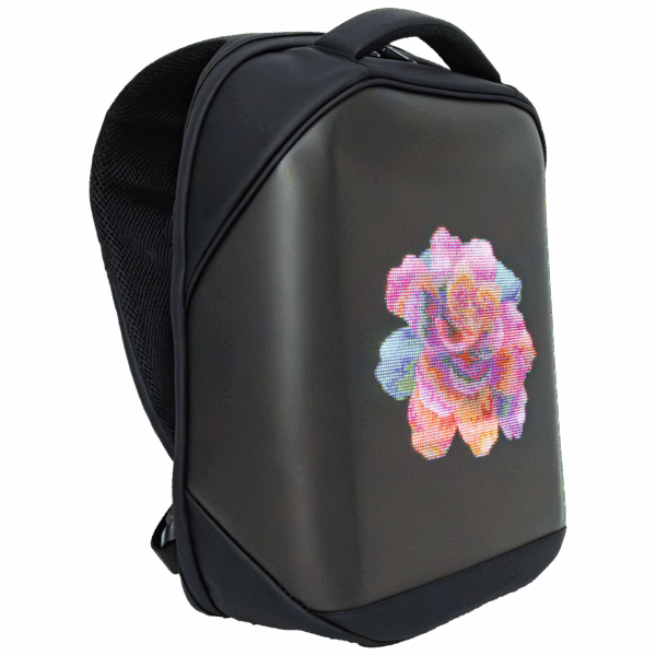 T3 HD LED Motorcycle Backpack - App-Controlled Waterproof Bag with Customizable HD Screen & Power Bank Support​ - Image 3