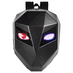 LED Motorcycle Ironman Backpack Kit Customizable App Controlled Safety Gear for Night Riding Visibility​