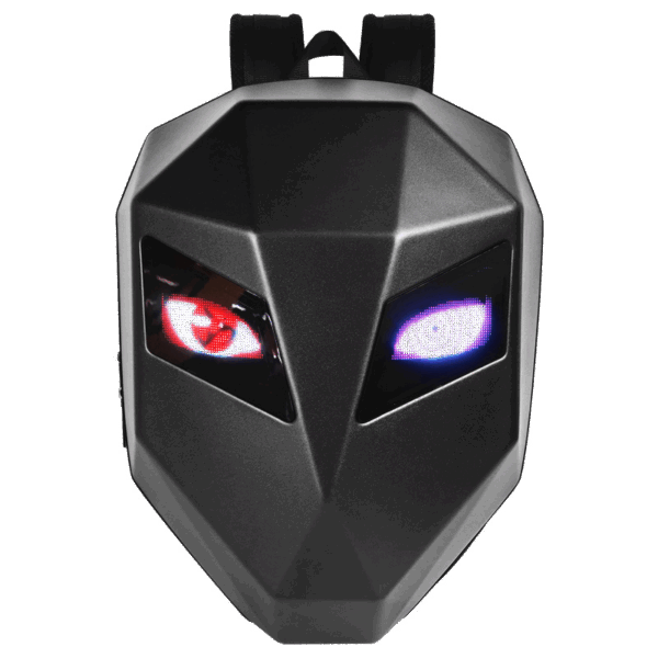 LED Motorcycle Ironman Backpack Kit Customizable App Controlled Safety Gear for Night Riding Visibility​